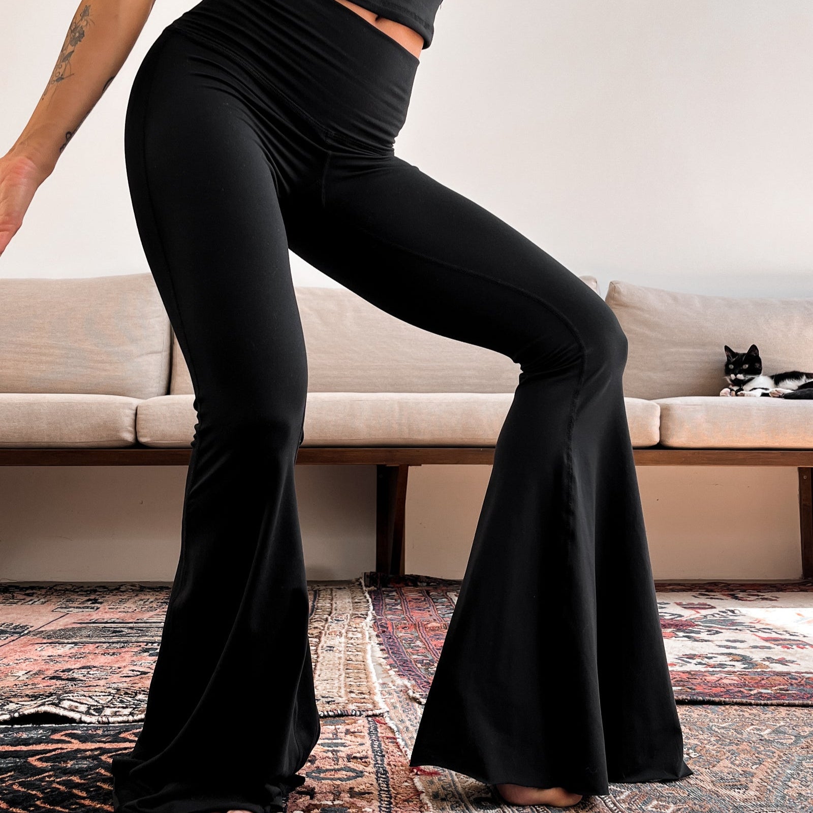 Black Women's Bell Bottom Pants Clothing Tall High Waist Flare Dress Pants Alloy Apparel Black Women's Bell Bottom Pants Clothing Tall High Waist Flare Dress Pants Alloy Apparel