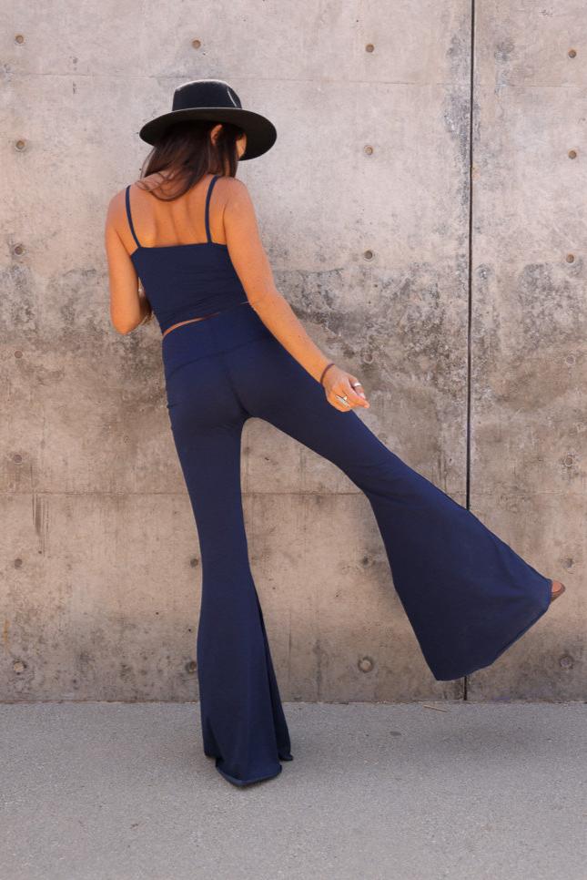 Bell Bottom Yoga Pants & Black Leggings | Teeki Boutique