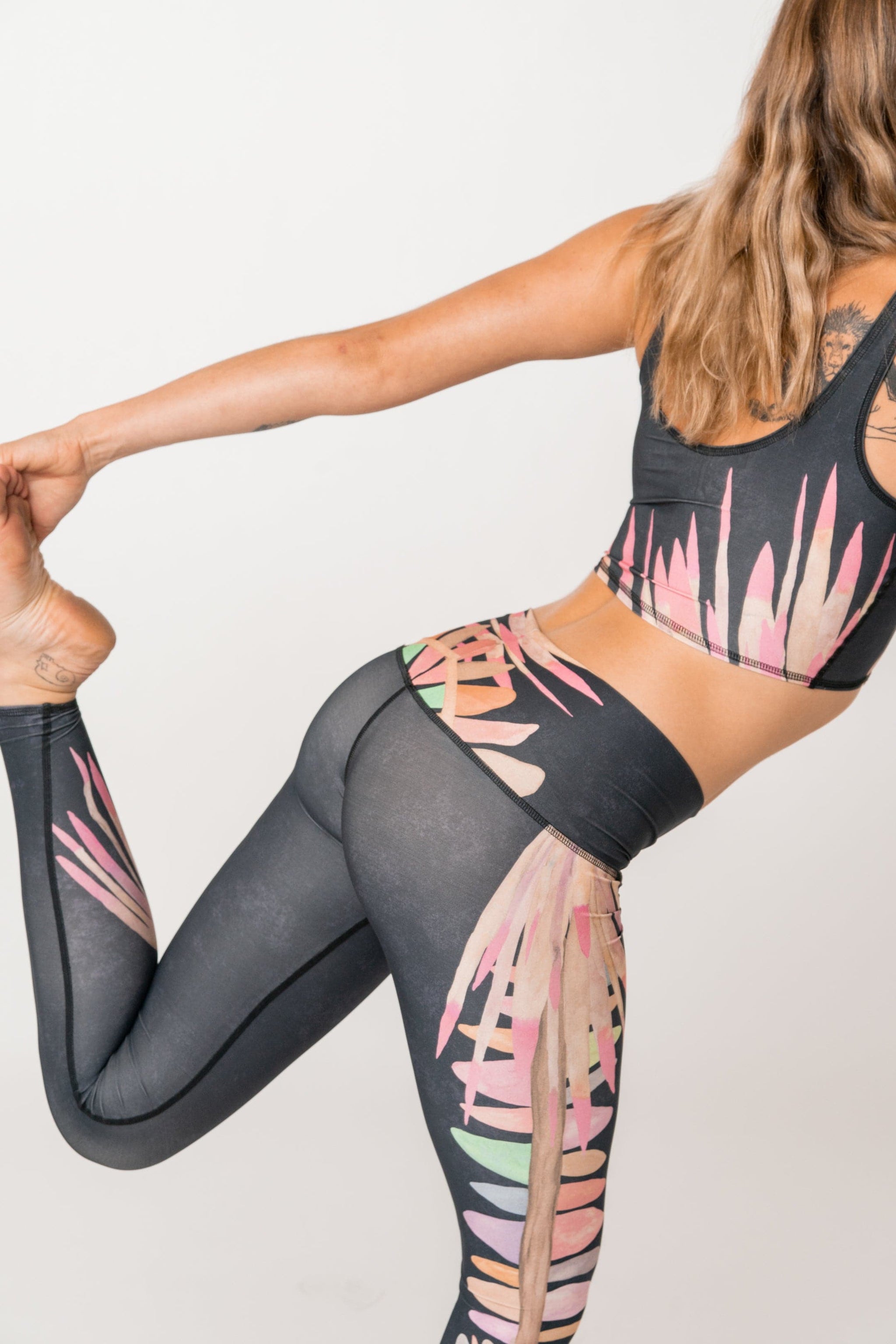 Jungle Eyes Hot Pant by teeki - womens yoga leggings bottoms