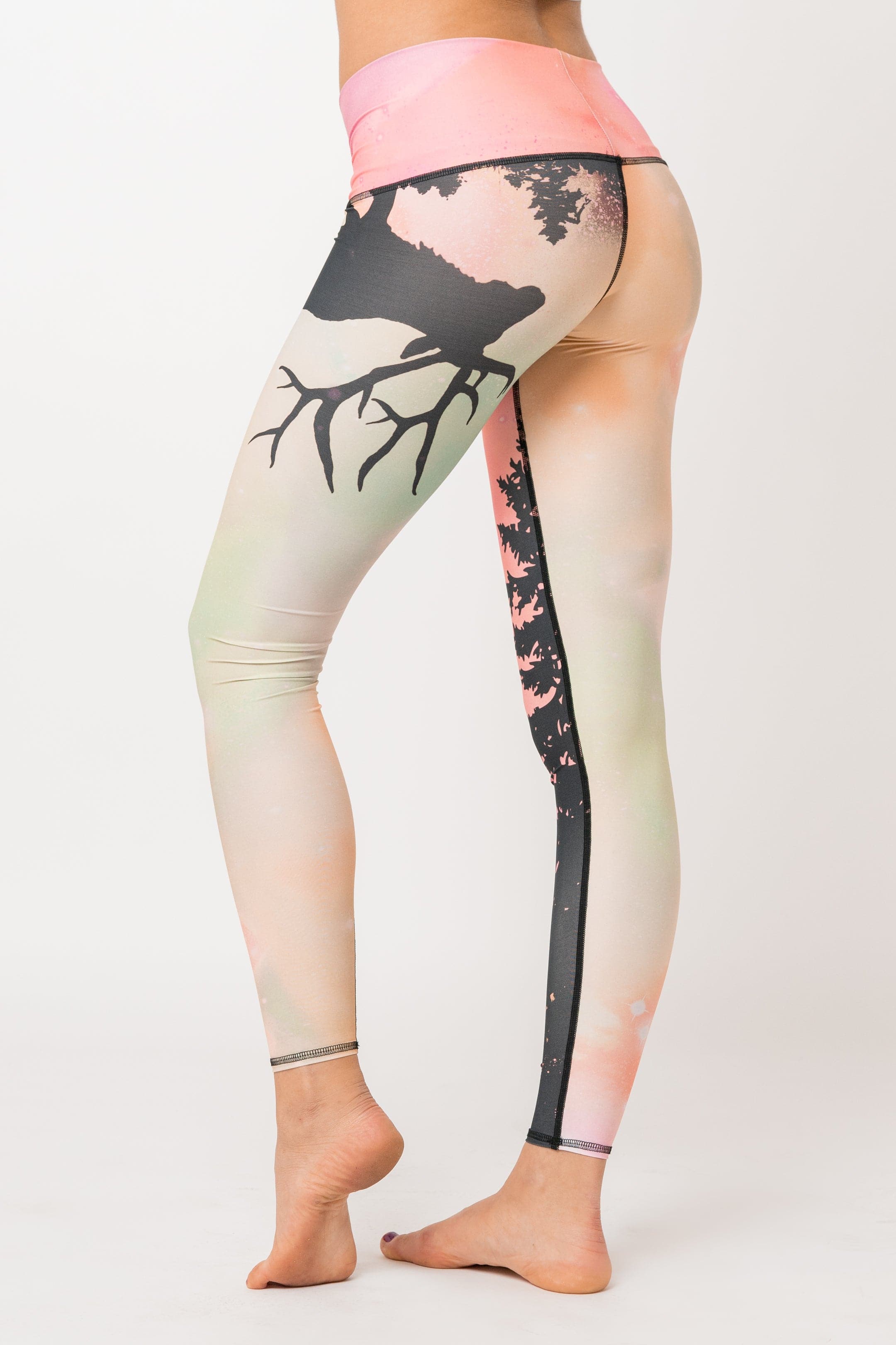 Teeki Hot Pant Deer Medicine Charcoal HP-DMD - Free Shipping at